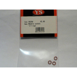 Needle socket O-rings for YS 45 and 60