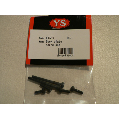 Back plate screw set for FZ140
